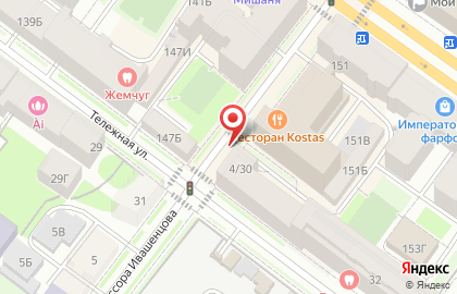 Киоск по ремонту обуви, Центральный район на площади Александра Невского I на карте