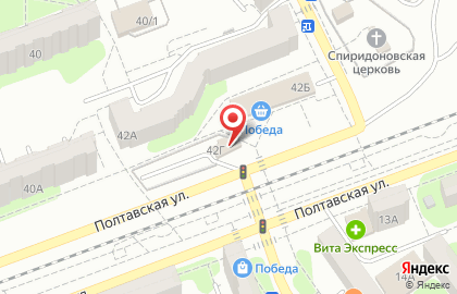 Магазин автозапчастей SVavto на Полтавской улице на карте