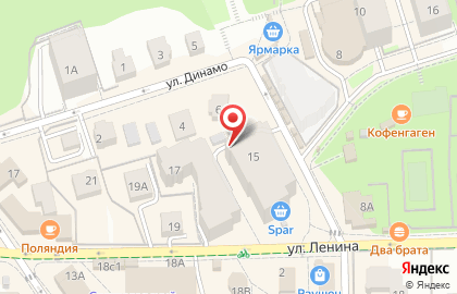 Магазин одежды Луиза на улице Ленина на карте