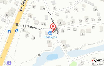 Продуктовый магазин в Волгограде на карте