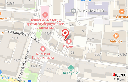 ОАО Росфармация в 1-м Колобовском переулке на карте