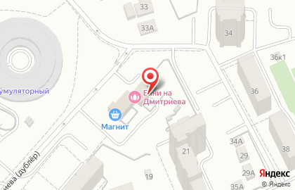 Банно-гостиничный комплекс На Дмитриева на карте
