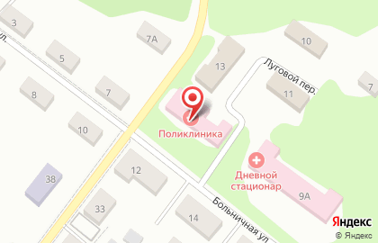 Липковская поликлиника на карте