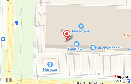 Салон натяжных потолков БашДекор на проспекте Октября на карте