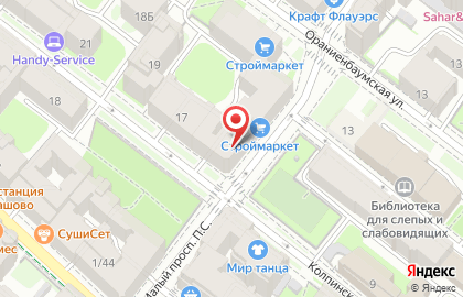 Салон-парикмахерская For you в Петроградском районе на карте