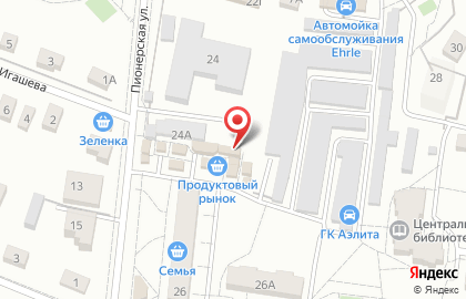 Магазин мясной продукции Балтптицепром на Пионерской улице на карте
