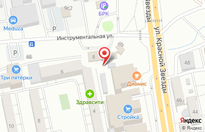 TYRE PLUS на Инструментальной улице на карте