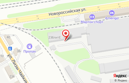 Адмирал на Новороссийской улице на карте