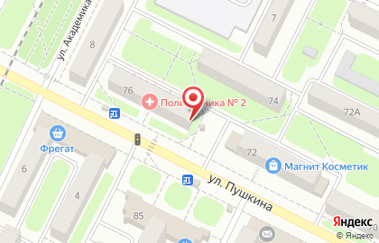 Магазин матрасов и постельных принадлежностей Русский текстиль на улице Пушкина на карте