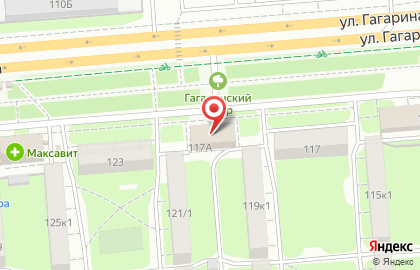 Фотосалон на ул. Гагарина, 117а на карте