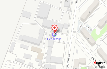 Пеллетэкс на карте