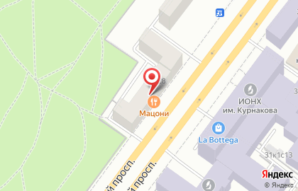 Ресторан Мацони на Ленинском проспекте на карте
