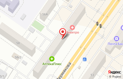 Гостиница АСТ на улице Пермякова на карте