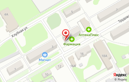 Борторг на Трудовой улице на карте