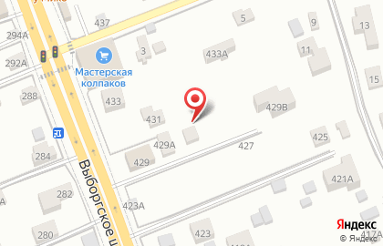 Полярная Звезда на Выборгском шоссе на карте