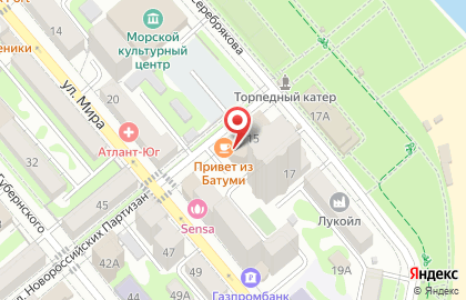 Банкомат Банк ВТБ 24 в Новороссийске на карте
