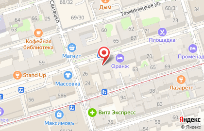 Секс-шоп Эрос на Московской улице на карте