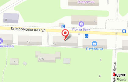 Сервис заказа легкового транспорта Maxim на Комсомольской на карте