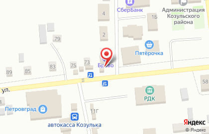 Магазин фруктов и овощей на Советской улице на карте
