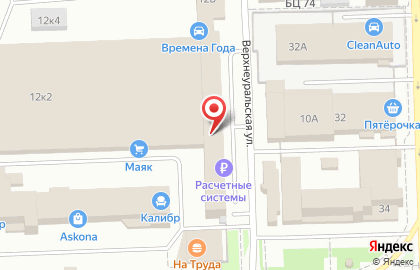 ЗАО ВТБ Регистратор (Челябинский филиал) на карте