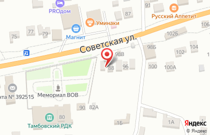 Робин Сдобин в Тамбове на карте