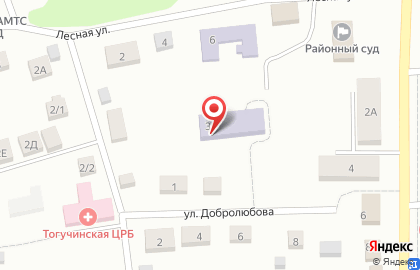 Детский сад №1 на улице Добролюбова на карте