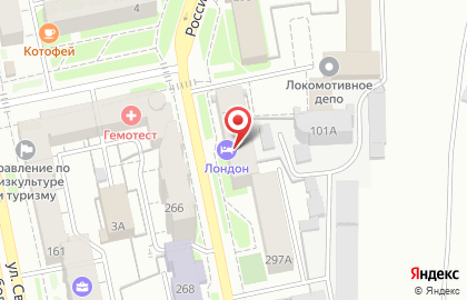 Гостиничный комплекс Лондон на Российской улице на карте