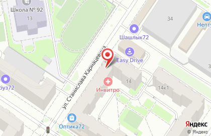 Магазин зоотоваров PetShop.ru на улице Станислава Карнацевича на карте