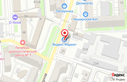 Торговая компания Ника в Советском районе на карте
