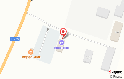 Шиномонтажная мастерская рп. Мошково на карте