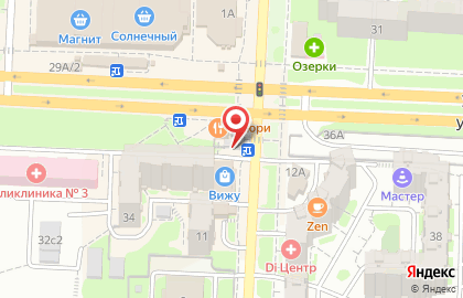 Киоск по продаже куриных яиц в Ленинском районе на карте