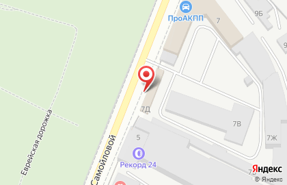 Невские Витрины на улице Самойловой на карте