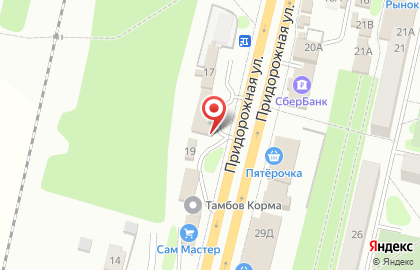 Автомойка в Тамбове на карте