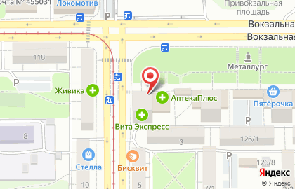 Почта Банк в Челябинске на карте