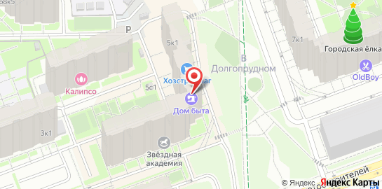 Медицинская лаборатория Гемотест на проспекте Ракетостроителей в Долгопрудном на карте