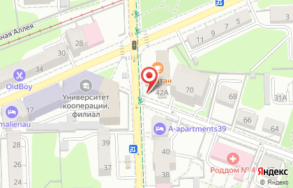 Магазин Лэар на Комсомольской улице на карте