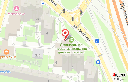 Супермаркет Магнит в Москве на карте