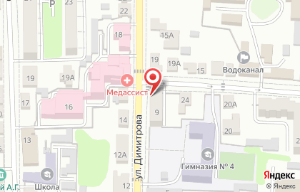 Магазин Продукты в Центральном районе на карте