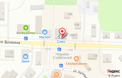 Стиль-центр КристиАнна на улице Бочкина на карте