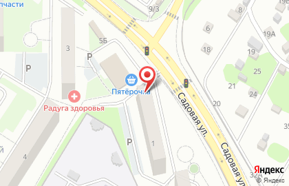 Киоск по продаже питьевой воды Ключ здоровья на Садовой улице на карте