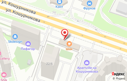 Магазин автобагажников и фаркопов Кенгуру на улице Кошурникова на карте