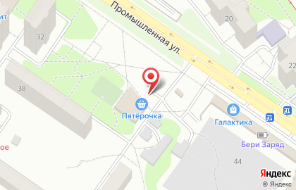 Магазин разливных напитков Beermarket на Промышленной улице на карте