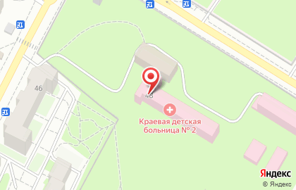 Краевая детская клиническая больница Неврологическое отделение на улице Шилова на карте