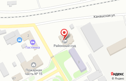 Канашский районный суд на карте