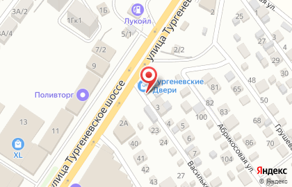 Мебельный салон Кватро на Тургеневском шоссе на карте