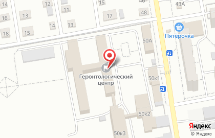 Нежинский геронтологический центр в Омске на карте