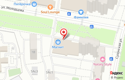 Магазин и киоск ОкМолоко на Сухонской улице на карте