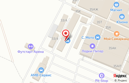 Дисконтная шиномонтажная мастерская Pit-Stop на улице Маршала Казакова на карте