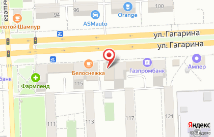 Вита, Советский район на улице Гагарина на карте