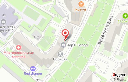 Частная школа Top IT School на Жулебинском бульваре, 27 на карте